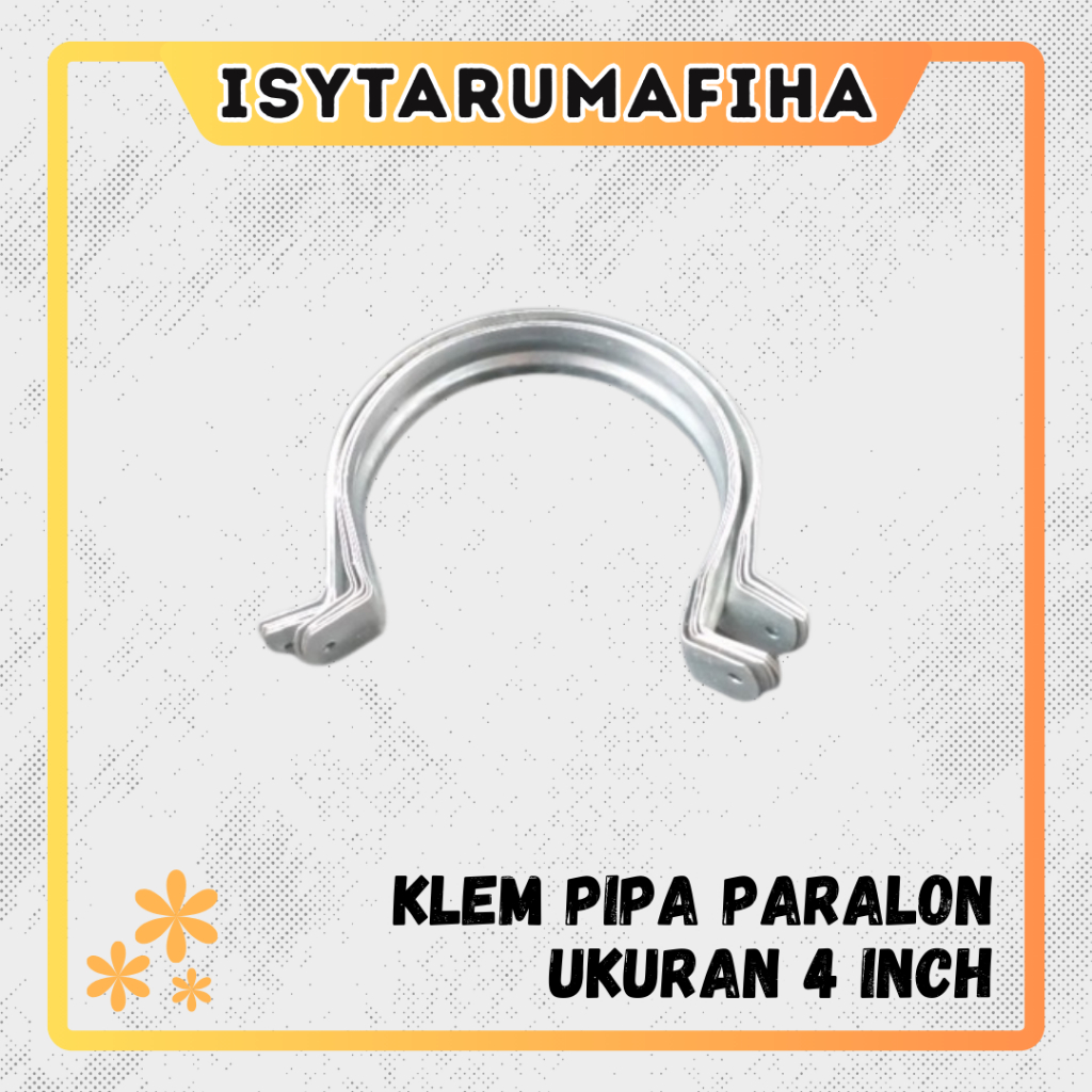 klem omega Klem pipa 4 inch