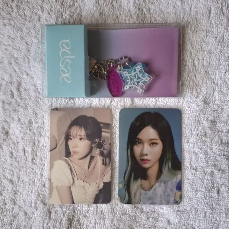 aespa winter official keyring photocard next level set unsealed