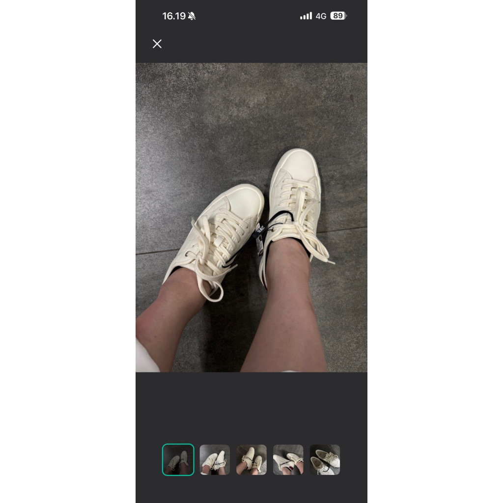 (NEW) ZARA White Shoes - Sepatu Putih Zara