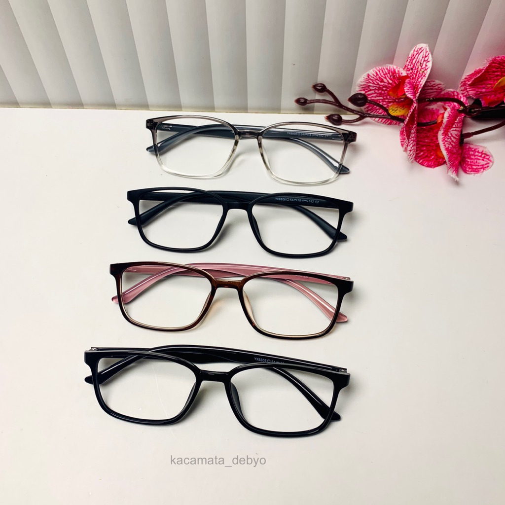 FRAME YX8808/Frame Kotak/Kacamata Kotak/Kacamata Lentur