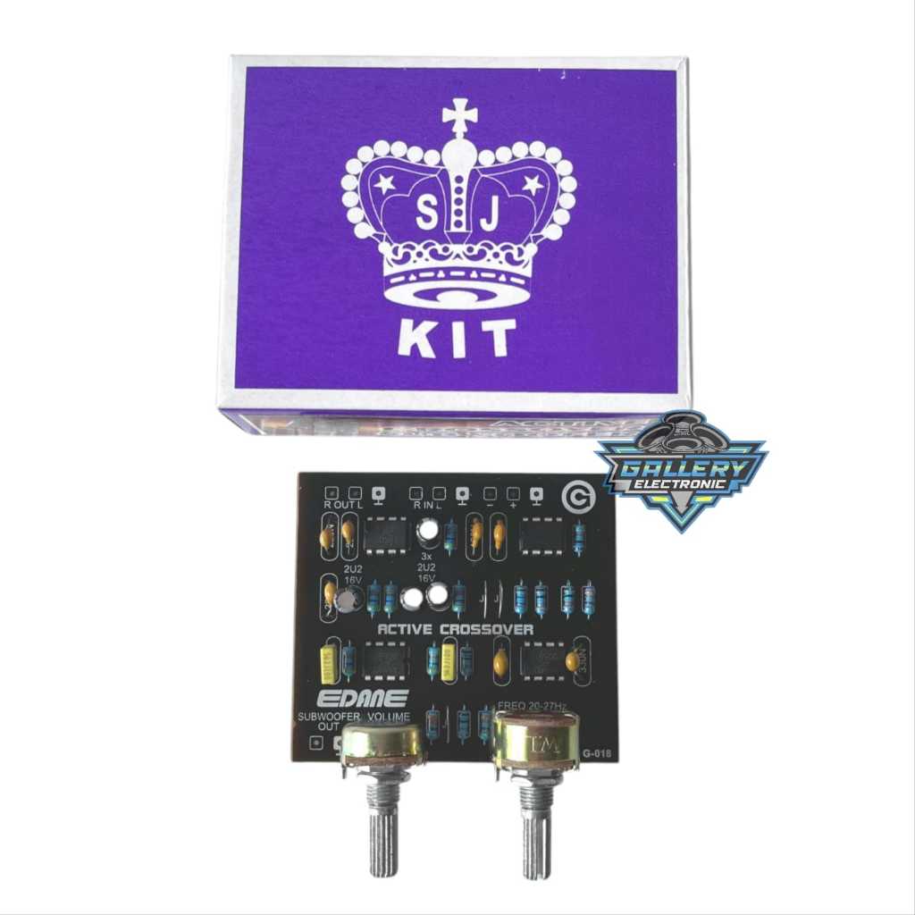 Kit Crossover Aktif 2WAY Subwoofer Adjustable / Cross Over Aktif 2 WAY