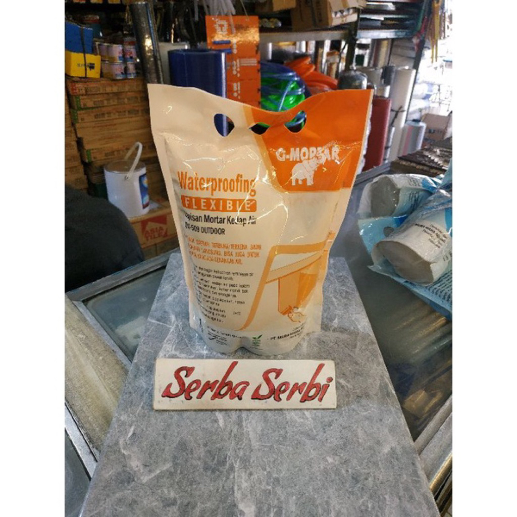 G-Mortar Waterproofing Semen Pelapis Kedap Air G Mortar Genangan Air Flexible Anti Bocor