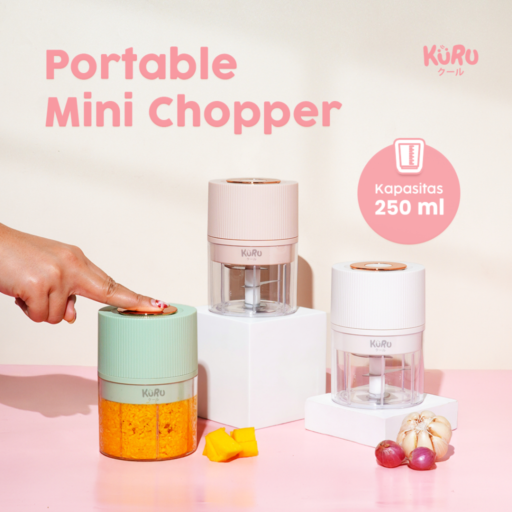 KURU FC2001 Electric Baby Food Chopper Blender Makanan Bayi Mpasi