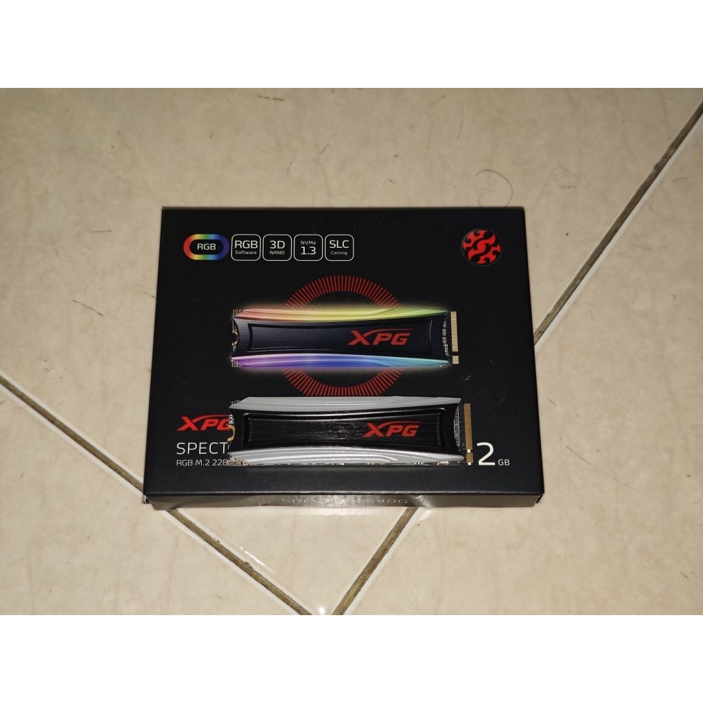 nvme m.2 2280 adata xpg spectrix s40g 512gb second