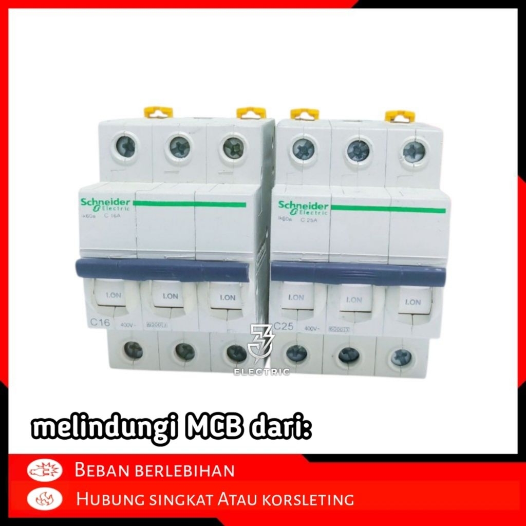 MCB listrik 3Phase type IK/IC