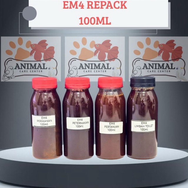 EM4 REPACK BOTOL 100ml EM4 Perikanan Peternakan Pertanian Limbah
