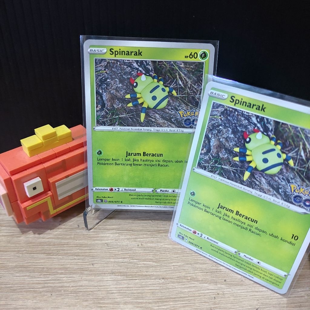 SET DITTO & SPINARAK POKEMON GO C - S10B 006/071 - KARTU POKEMON INDONESIA
