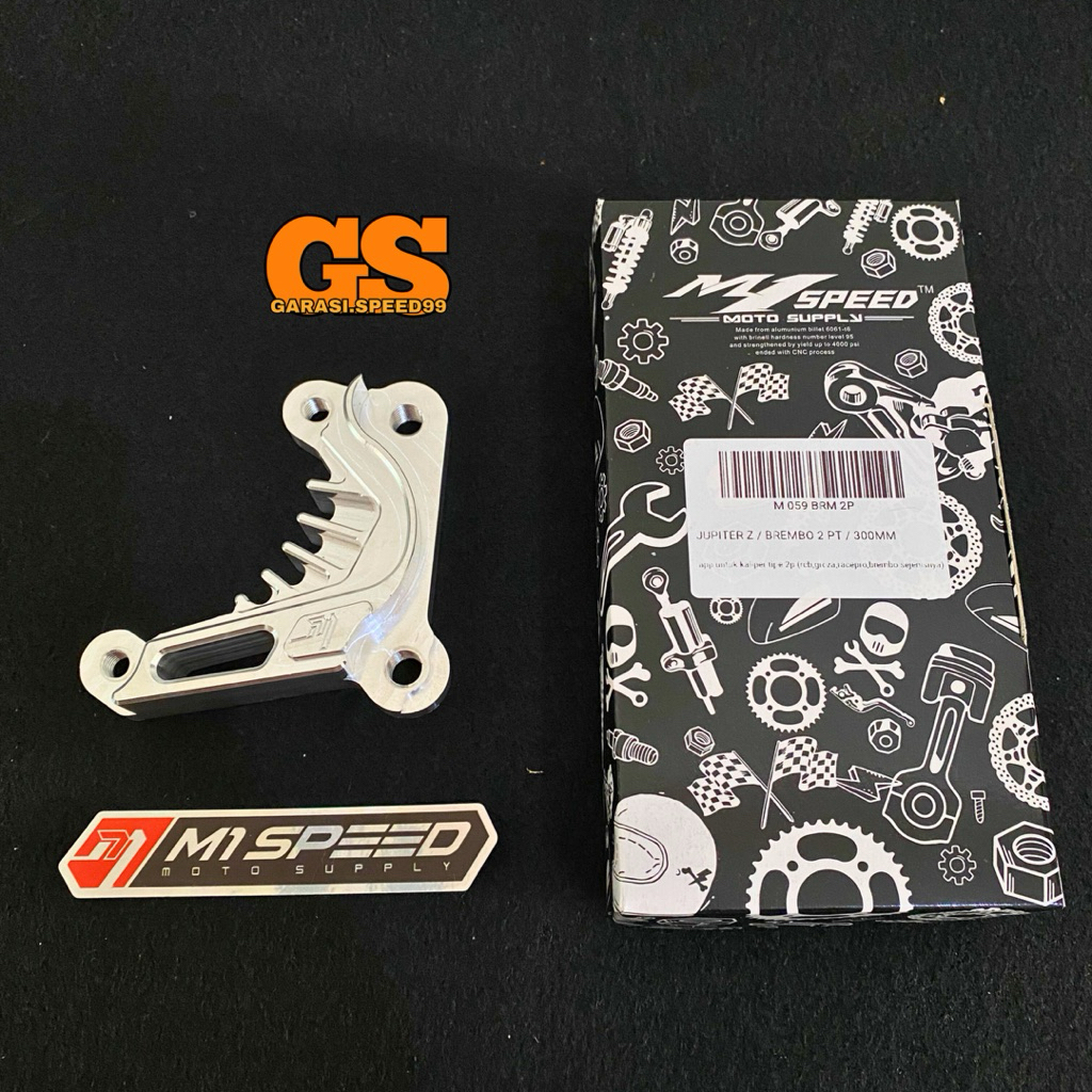 Breket kaliper brembo / KTC 2P 2 piston PNP Disc 300mm shock Fiz r / 125 z / jupiter z / kyb jupiter