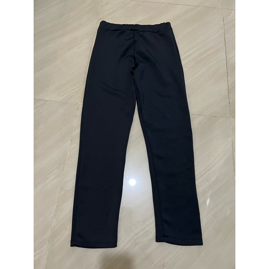 CELANA HITAM KAIN POLOS TEBAL