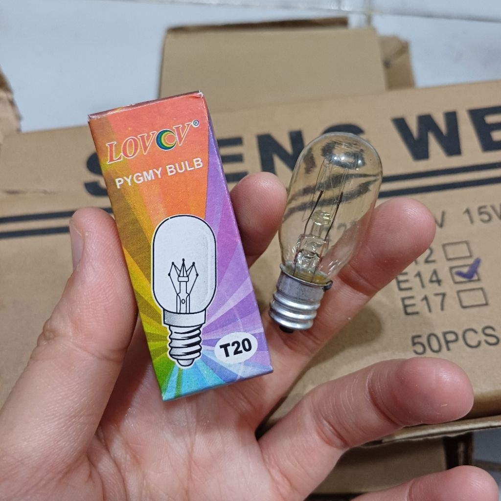 Lampu kulkas bohlam kulkas drat e12 e14 dan e17 lampu 15 watt
