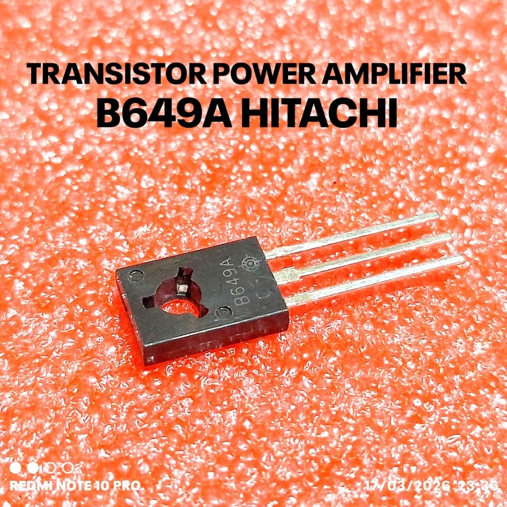 TRANSISTOR SILICON PNP 2SB649A B649A B649 EPITAKSIAL T0-126