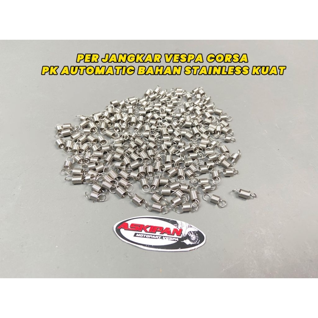 PER JANGKAR VESPA CORSA PK AUTOMATIC BAHAN STAINLESS KUAT. BUAT YANG SUSAH CARI 
INI SOLUSINYA 
HARG