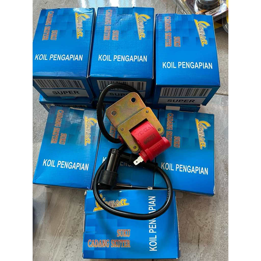 Koil Pengapian vemsa merah Vespa Super Sprint VBB