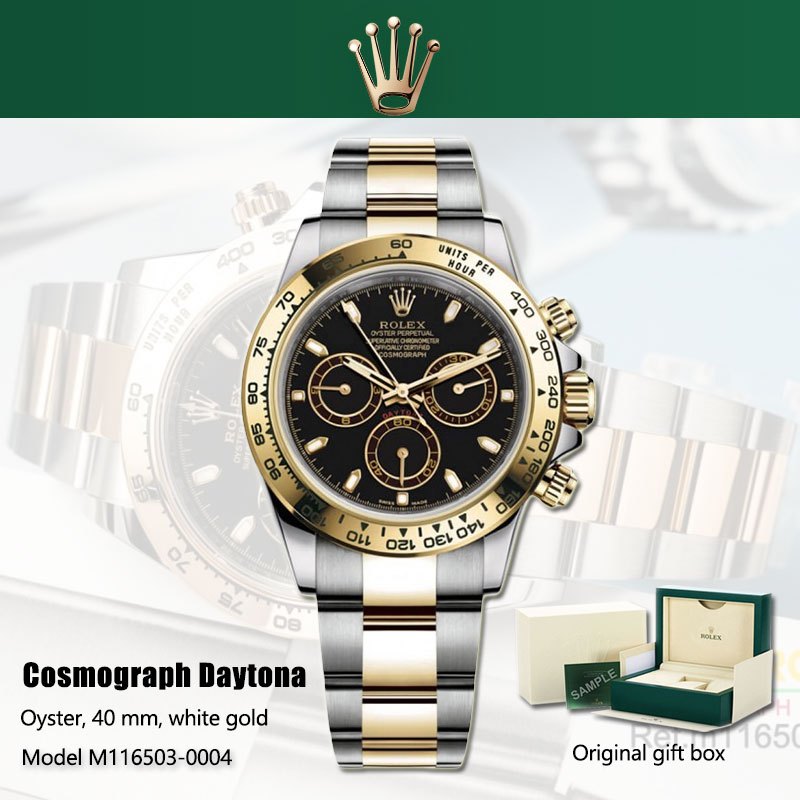 [100% ORI BARU Rolex Daytona] 100% Original Jam Tangan Rolex Pria Cosmograph Daytona M116503-0004 40