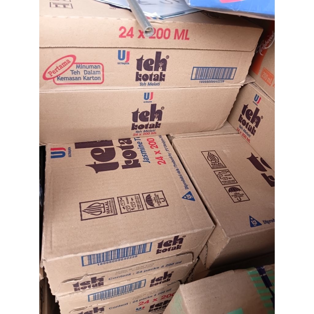 teh kotak mini 200ml x 24