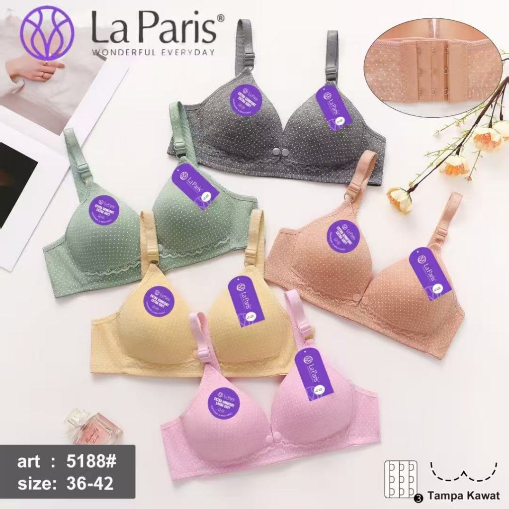 Bra Bh Menyusui Nursing Bra Tanpa Kawat Wanita Ibu Hamil La Paris BRA BH La Paris 5188