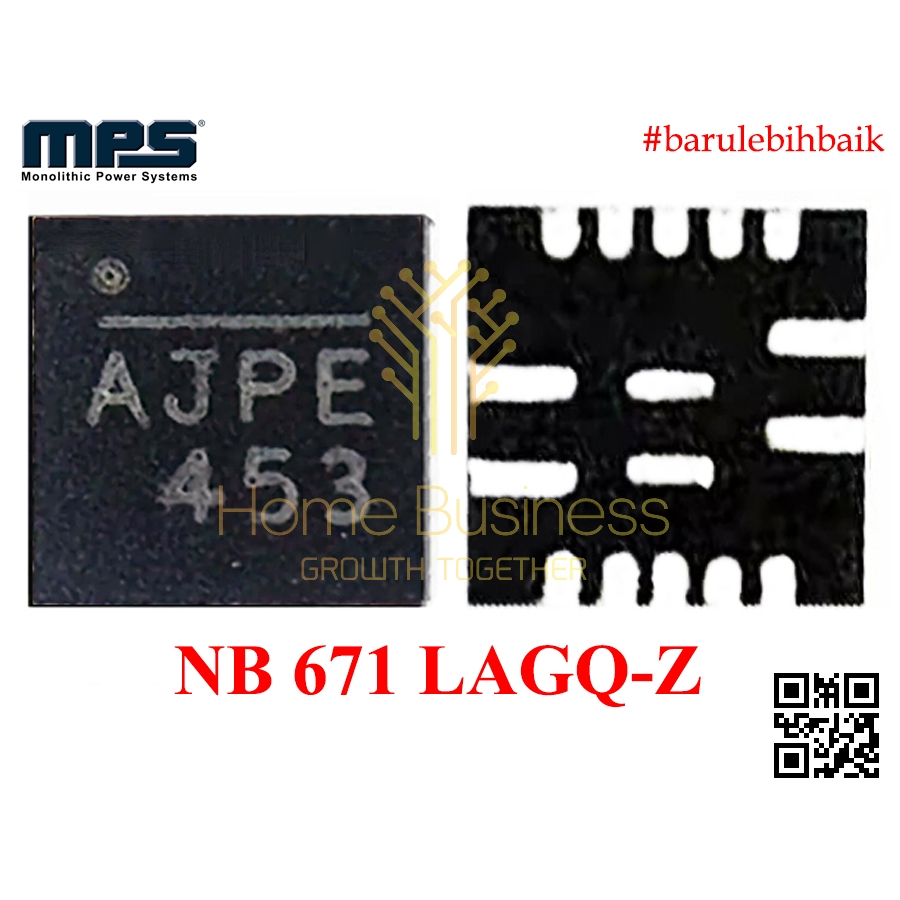 IC Power MPS NB671LAGQ-Z NB671LAGQZ NB671LA NB671 LA NB 671LA NB671 LA NB671L 671L AJPE AJPG AJPF AJ