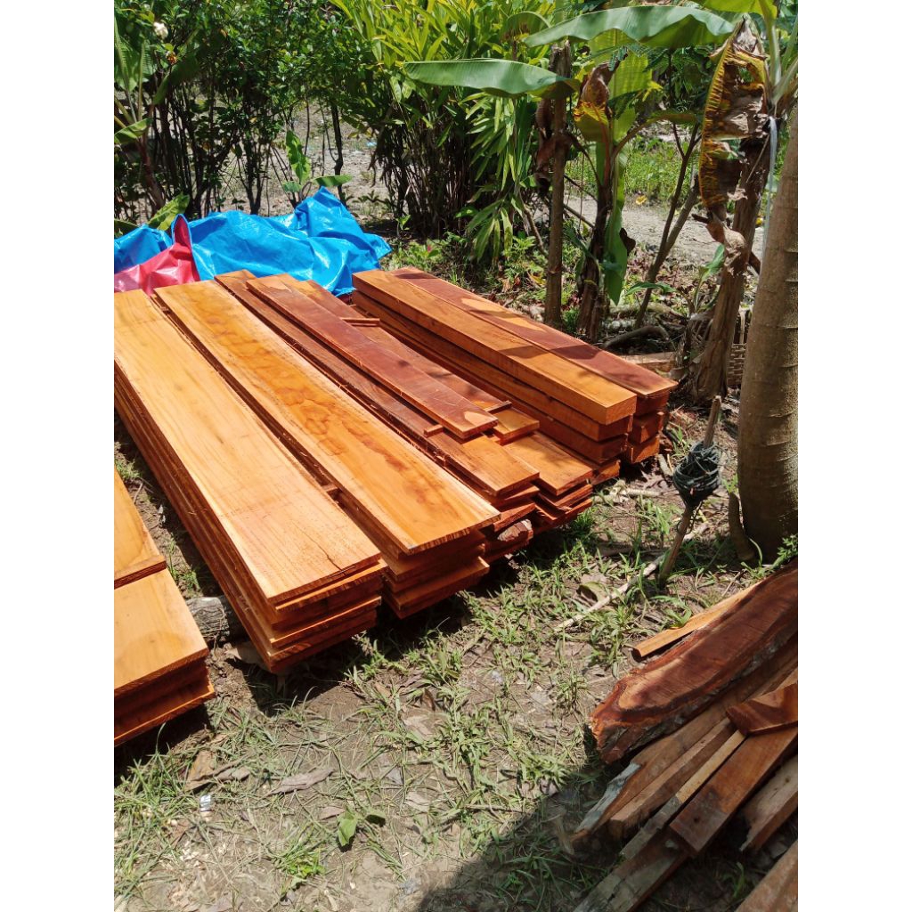 papan kayu Mahoni, Serut Halus Lebar 20cm