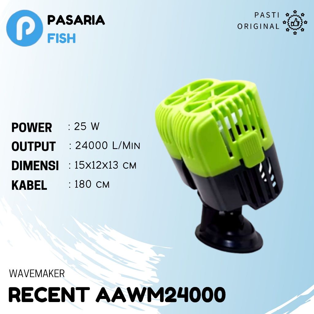 RECENT Wavemaker AA WM24000/WM 24000 liter/jam Pembuat Arus/Gelombang