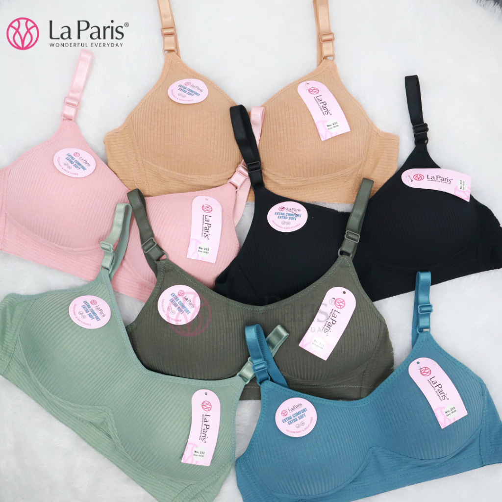 BH Tanpa Kawat Seamless Cup Besar Jumbo La Paris Uk 38 40 42 4 Cup C Kait 3 233 NEW2