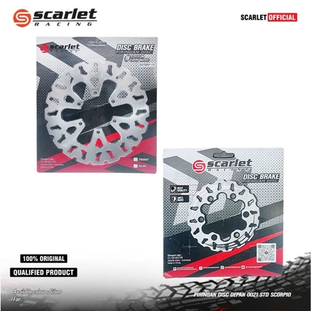 Scarlet Racing - Piringan Disc Scorpio 0021 STD Bunga Variasi