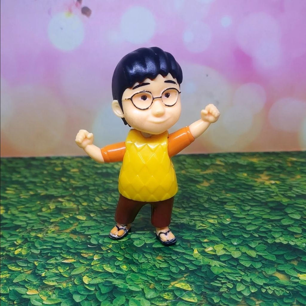 Ehsan upin ipin figure ori Les'Copaque karet padat preloved mcd happy meal