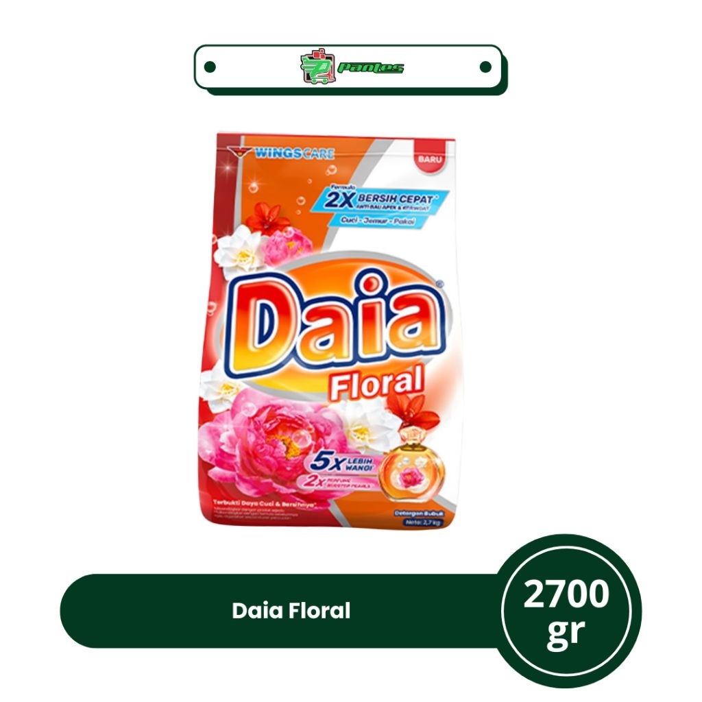 DAIA DETERJEN BUBUK 2,7KG - FLORAL