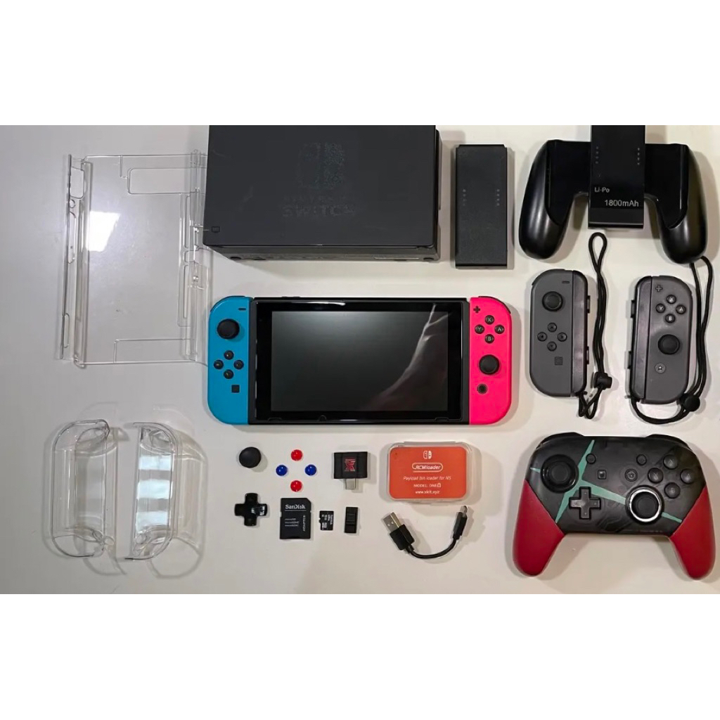 nintendo switch v1 seken cfw sxos 512gb fullgame bnyk bonus