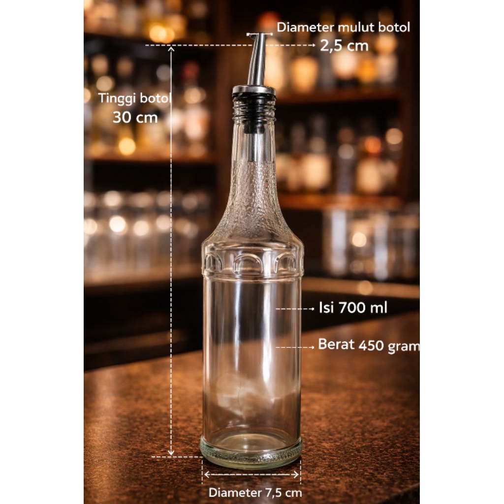 botol kosong sirup monin