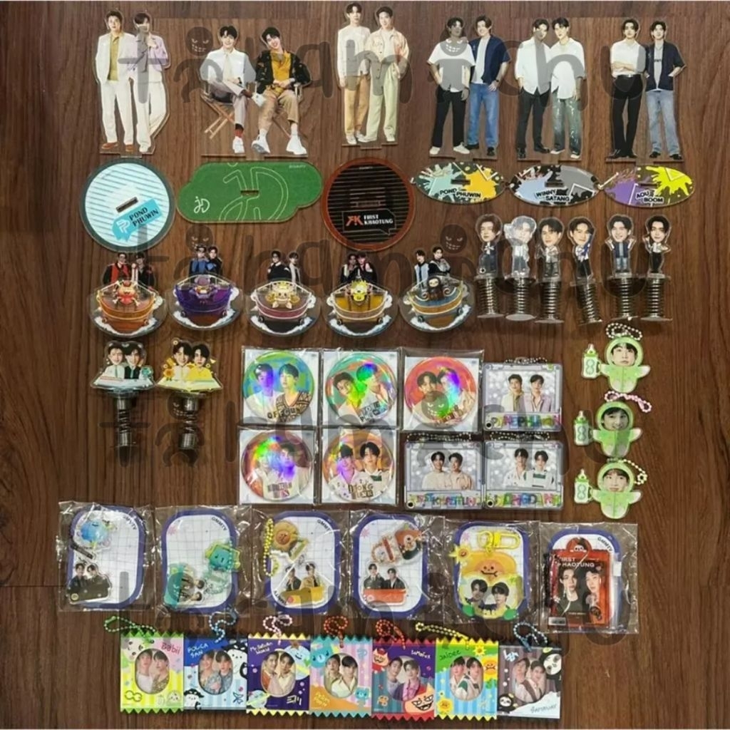 GMMTV Gasha Standee Acrylic Keychain Official - Pond Phuwin Joong Dunk First Khaotung Winny Satang A