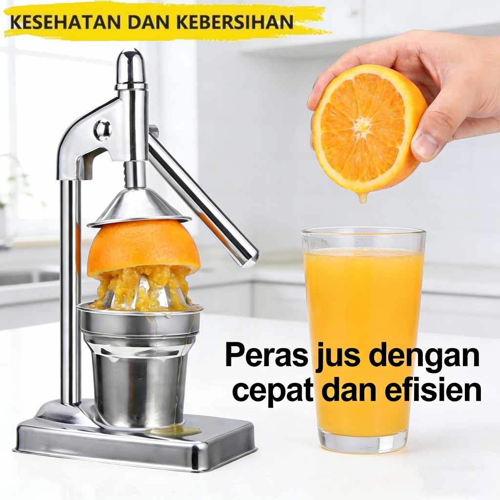 Hand Juicer Perasan Jeruk Stainless Perasan Jeruk Stainless Bisa