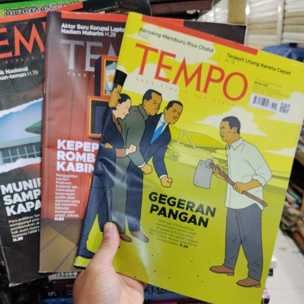 majalah tempo tahun 2025 bekas original
