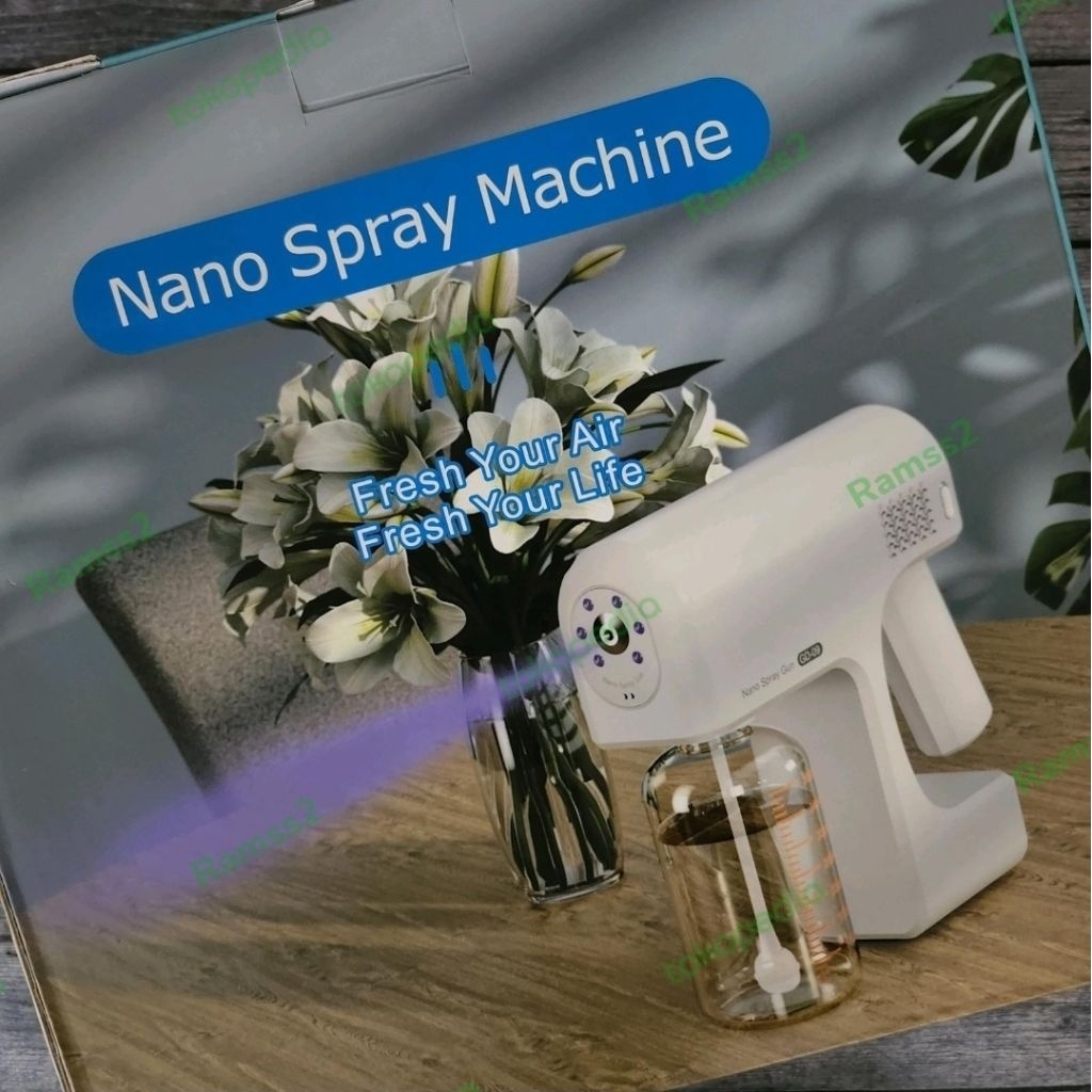 Nano UV Spray Gun Disinfektan Disinfectant Spray Febreze Glade
