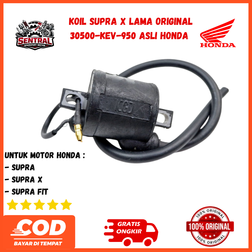 Koil Supra X Lama Original 30500-KEV-950 Asli Honda Koil Pengapian Supra X