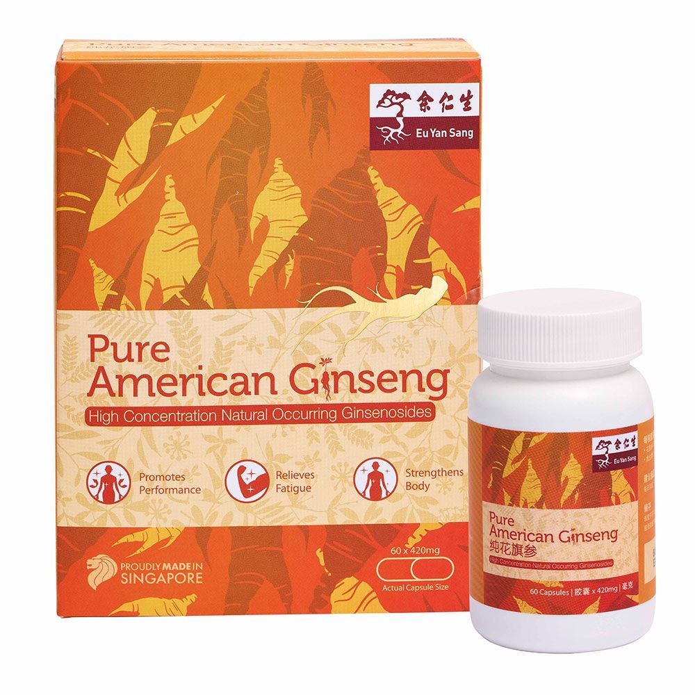 Eu Yan Sang Pure American Ginseng Capsule 60s
