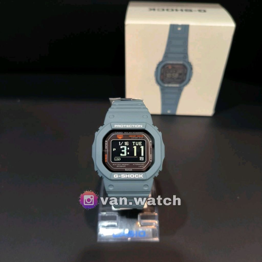 Casio Gshock Smartwatch DW H5600 / DW-H5600-2 Heart Rate Monitor Original