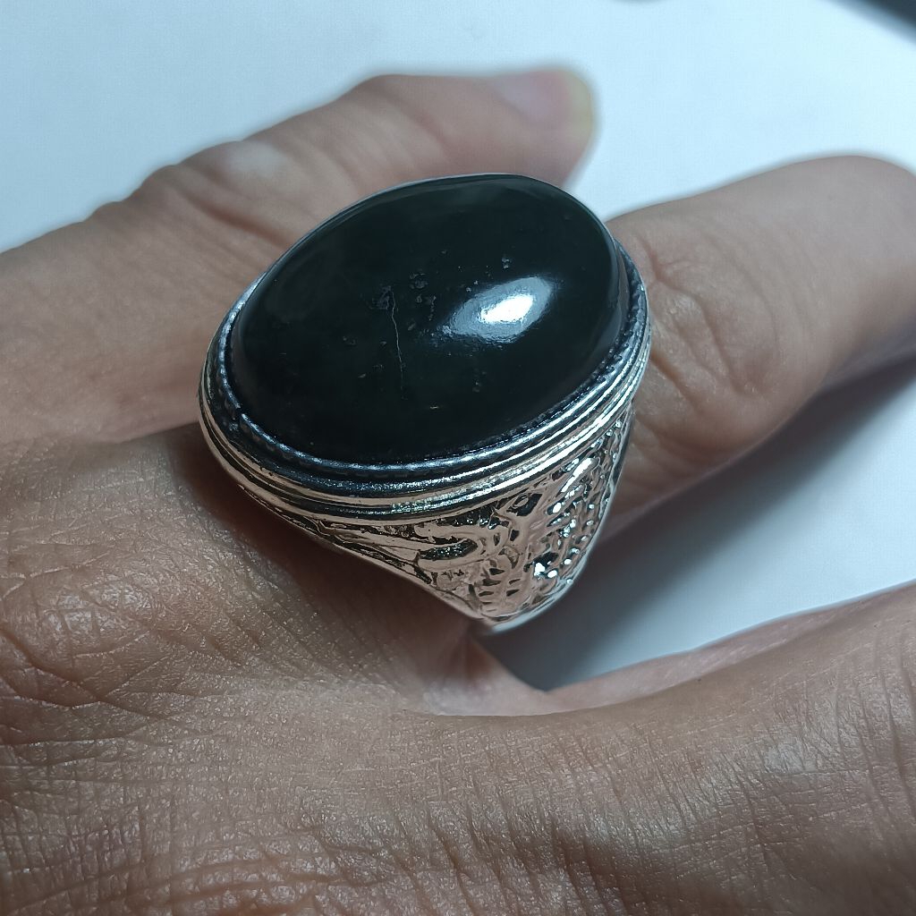 Natural Black Jade / Giok Aceh / Jumbo