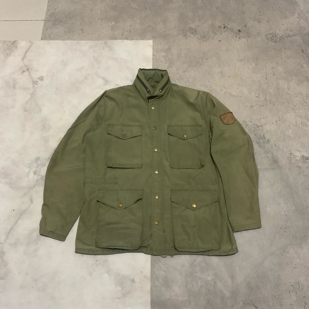 VINTAGE FJALLRAVEN MILITARY PARKA JACKET