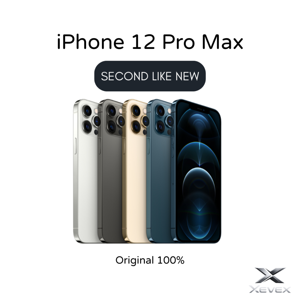 iPhone 12 Pro Max Second Mulus IMEI Aman Fullset 100% Original