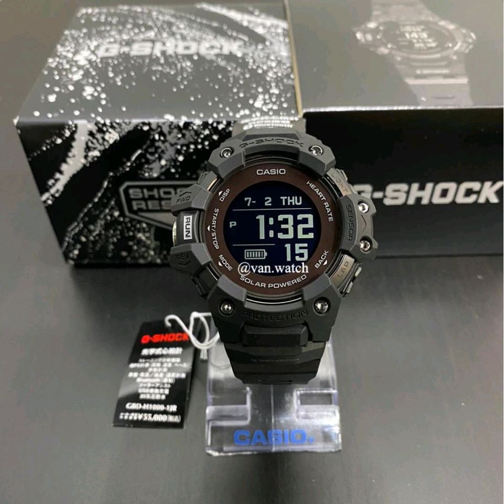 Casio Gshock Smartwatch GBD H1000 / GBD-H1000-1 Heart Rate Monitor Original