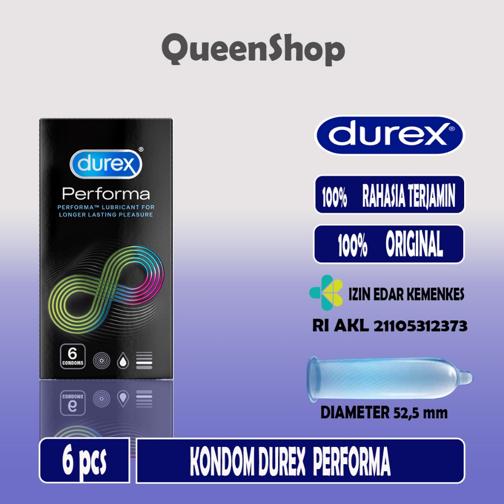 Durex Performa Tahan Lama isi 6 pcs