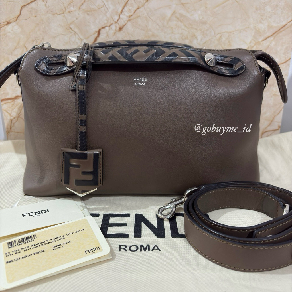 Preloved - Fendi BTW By The Way Medium FF Maya Brown 2018