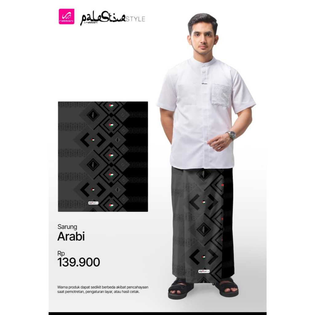 SARUNG 2026 RABBANI PALESTINE style ready banyak
