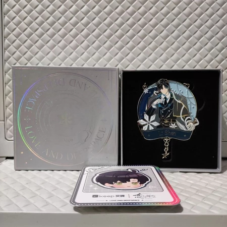 Official Limited Merch Keep Medal Metal Badge Love and Deepspace Zayne Li Shen