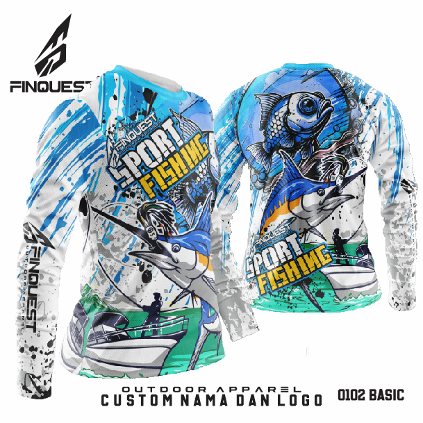 FINQUEST Jersey mancing  sport fishing marlin