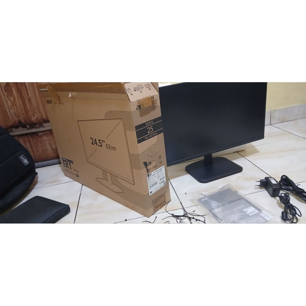 Monitor Komputer 25" IPS 100Hz PC Desktop Acer Ek251Q