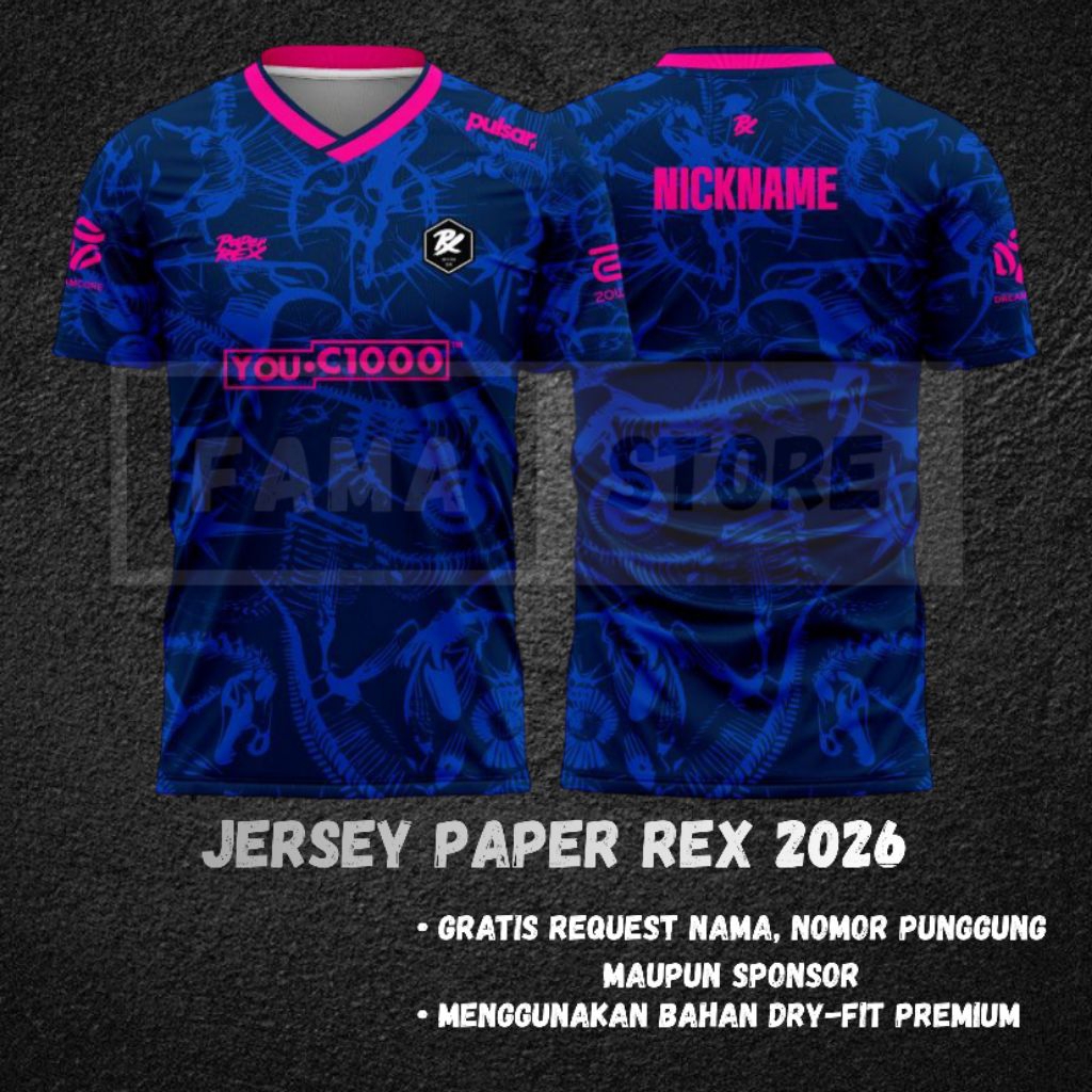 JERSEY KAOS PRX PAPER REX TERBARU 2026 FULL PRINTING