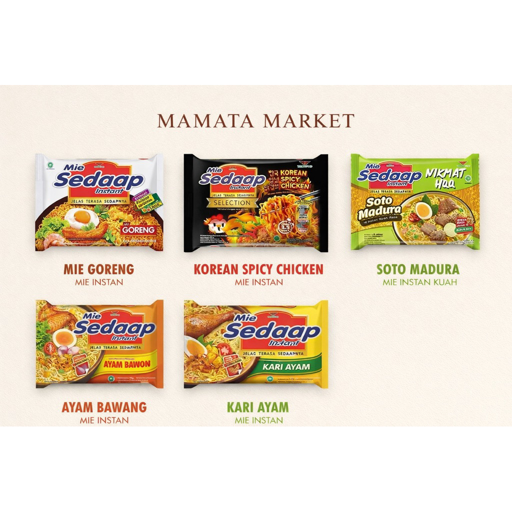 40 Pcs Mie Sedap 1 dus