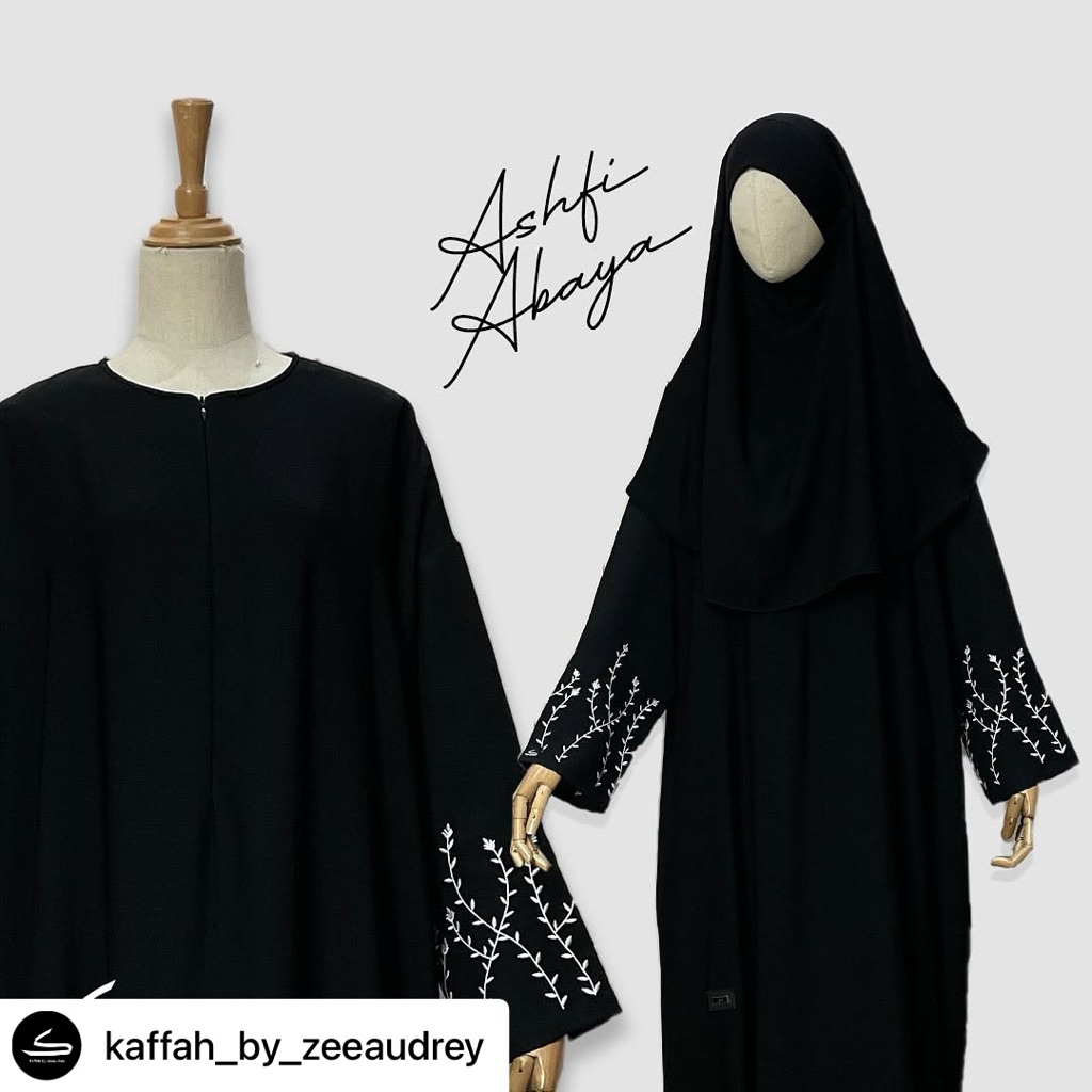 ASHFI ABAYA KAFFAH BY ZEEAUDREY