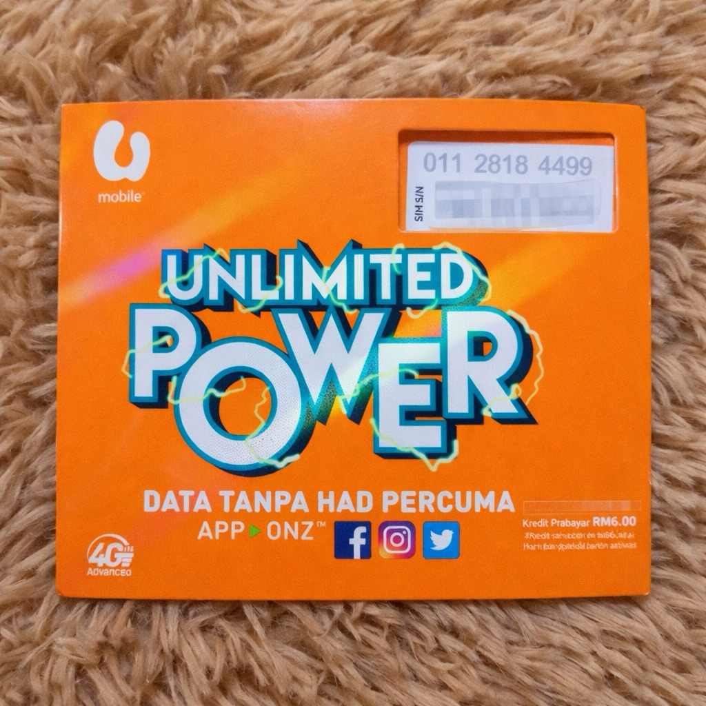 UMOBILE KARTU PERDANA MALAYSIA